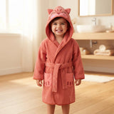 Premium Cat hooded bathrobe