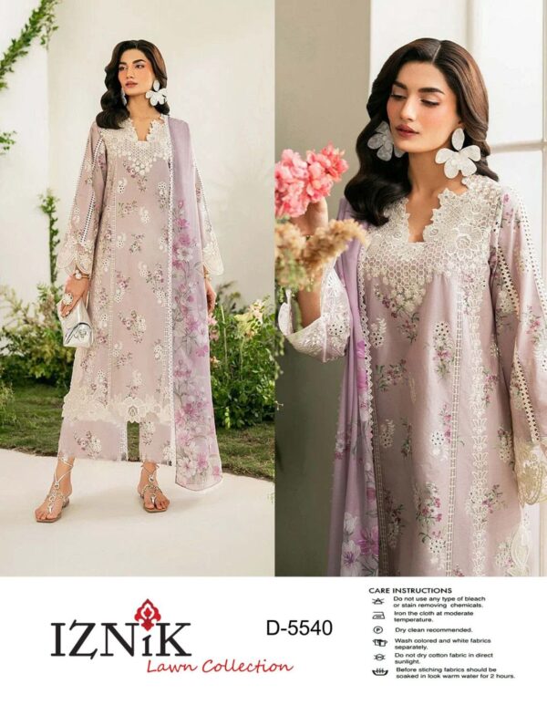 Printed Lawn 3pc – Simple Design