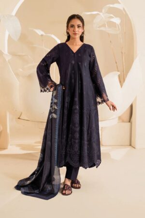 Cutwork Emb Lawn 3pc – Voil Lawn Dupatta