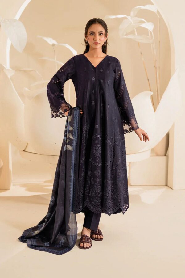 Cutwork Emb Lawn 3pc – Voil Lawn Dupatta