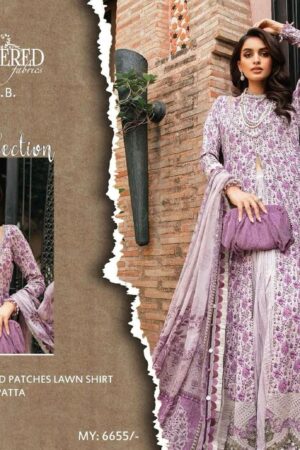 Chikankari Embroidered Lawn 3pc – Chiffon Dupatta