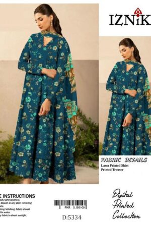 Full Chikankari Lawn 3pc – Light Emb Dupatta