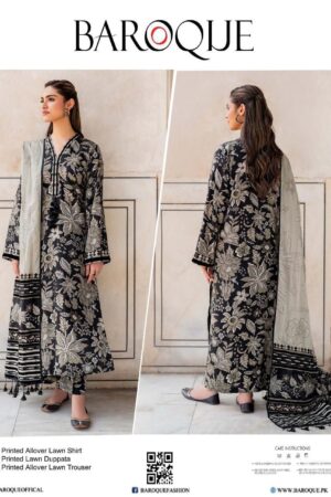 Bana Dora Lawn 3pc – Emb Lawn Dupatta