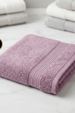 USA Export Cotton Towel- Light Pink Large Size