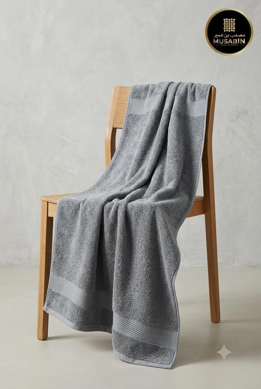 USA Export Cotton Towel- Light Grey- 30*57 inches