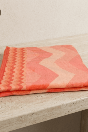 Premium Cotton Towel- Zigzag- 27*54 Large Size