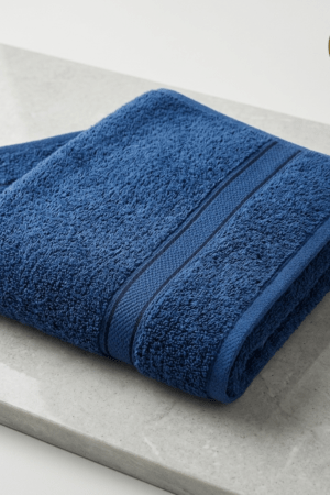 USA Export Cotton Towel- English Blue- 27*54 inches Large Size