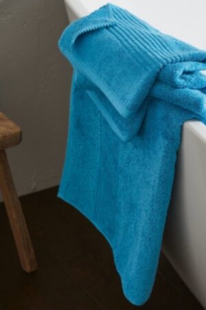 USA Export Cotton Towel- Cyan- 27*54 Large Size