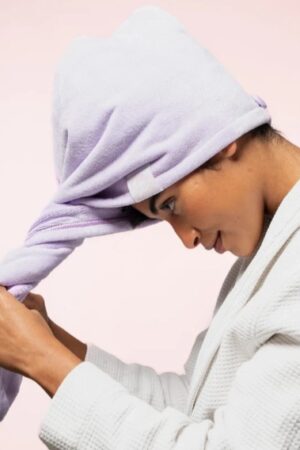 Turban Towel- Light Cyan
