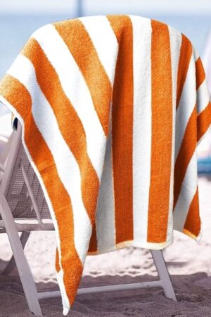Oxfo home- cotton Towel- Orange- large 27*54