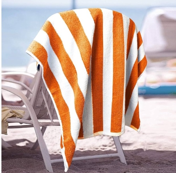 Oxfo home- cotton Towel- Orange- large 27*54