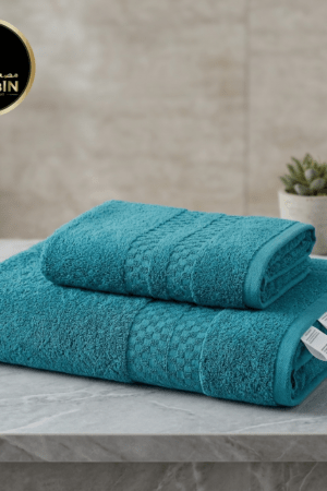 USA Export towel set- Bath and Hand- Glass blue
