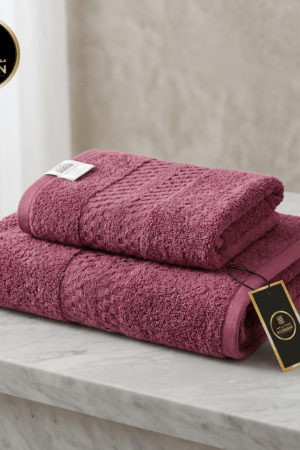 USA Export towel set- Bath and Hand- Maroon