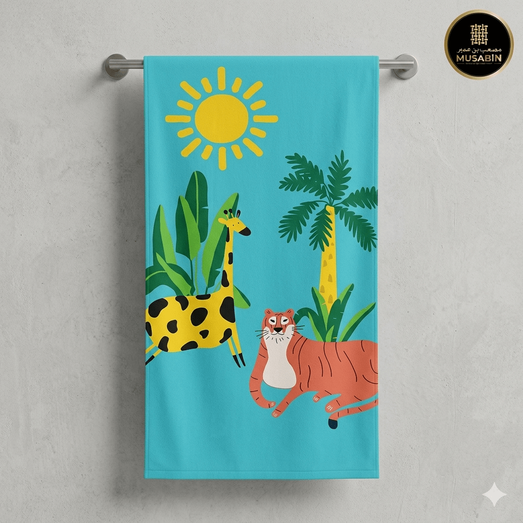 Digital print cotton Towel- Trees- 27*54