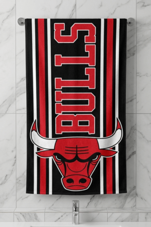 Digital print cotton Towel- Red bull- 27*54