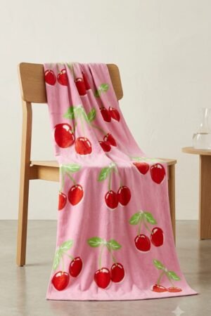 Digital print cotton Towel- Disco_Cherries- 27*54 inches