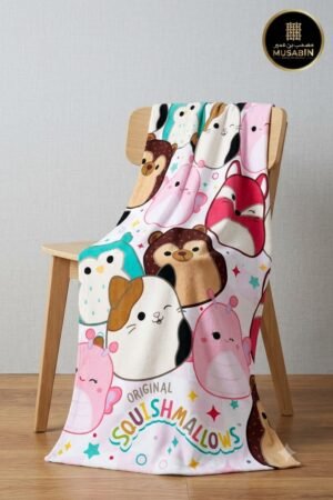 Digital print cotton Towel-Squish_Mallows- 27*54 inches
