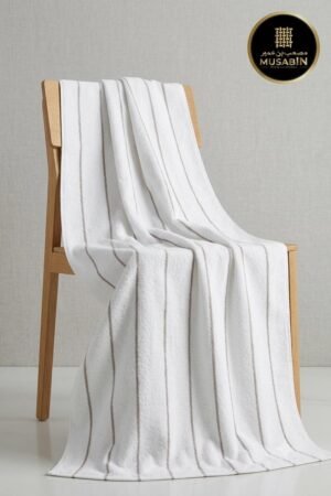 Zero Twist Stripe- cotton Towel- Vertical Stripe- large 27*54