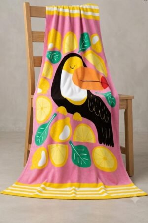 Digital print cotton Towel- Duck- 27*54 inches